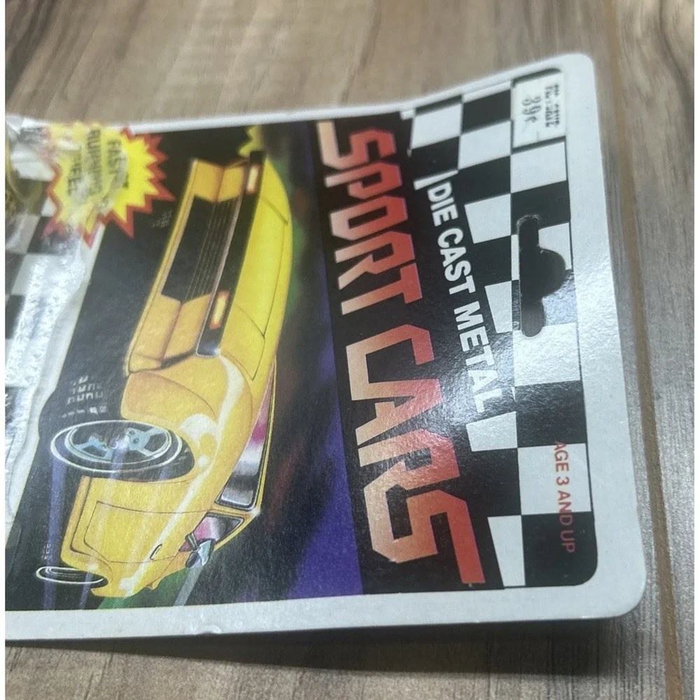 Vintage Gingell PORSCHE 928 Yellow China Diecast‎ 1980s RARE